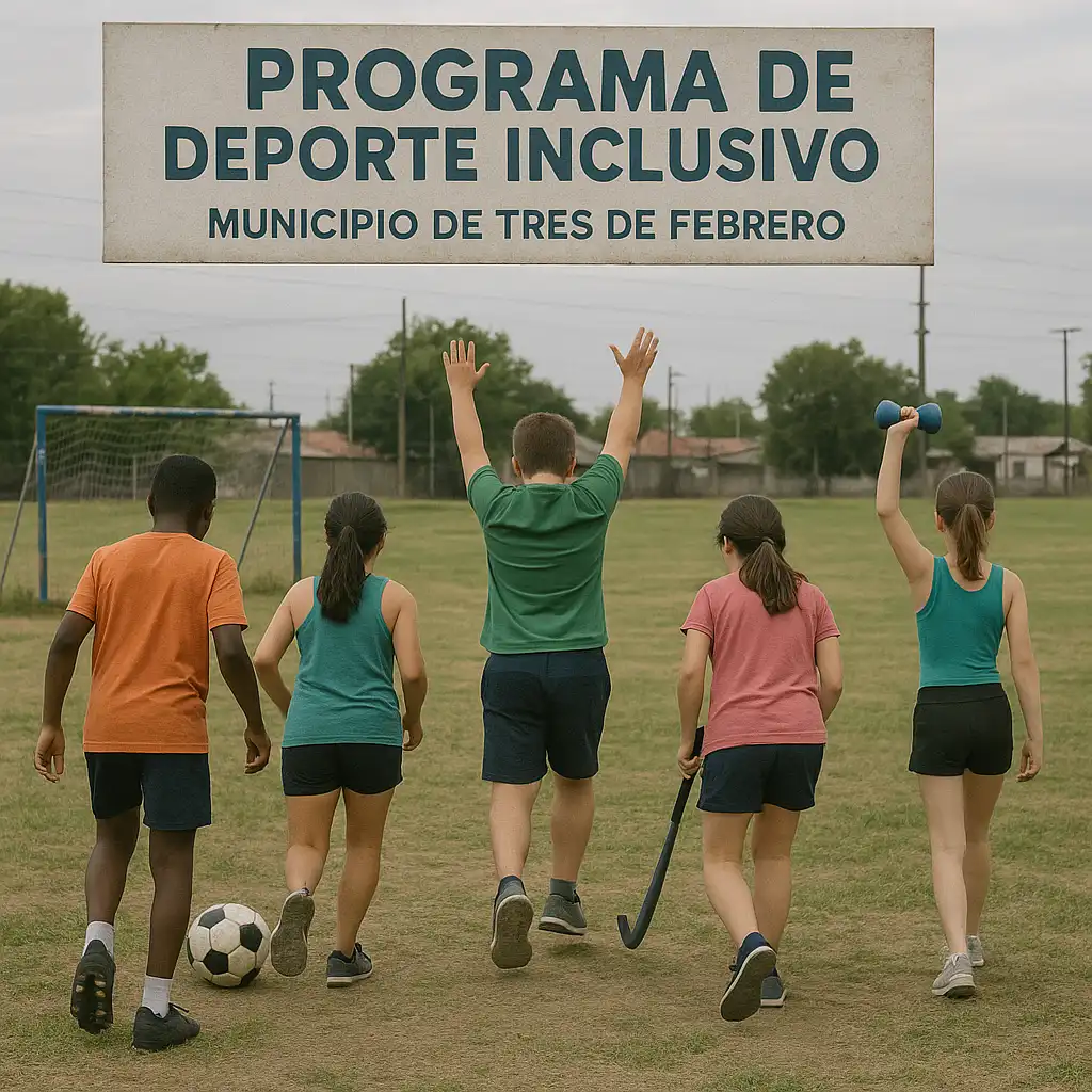 Programa de deporte inclusivo en barrios vulnerables de Tres de Febrero
