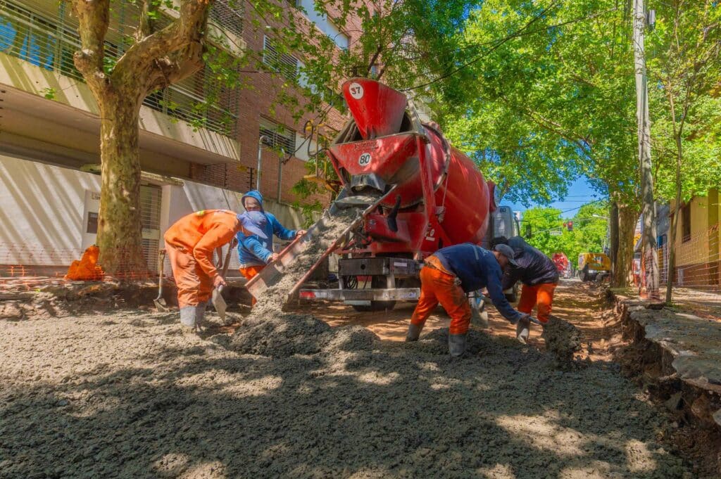 Renovación de la avenida Perón en San Fernando avanza con obras — Imagen 1