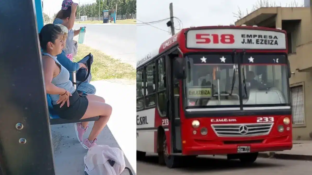 Falta de colectivos afecta a trabajadores en Ezeiza durante fin de semana —…