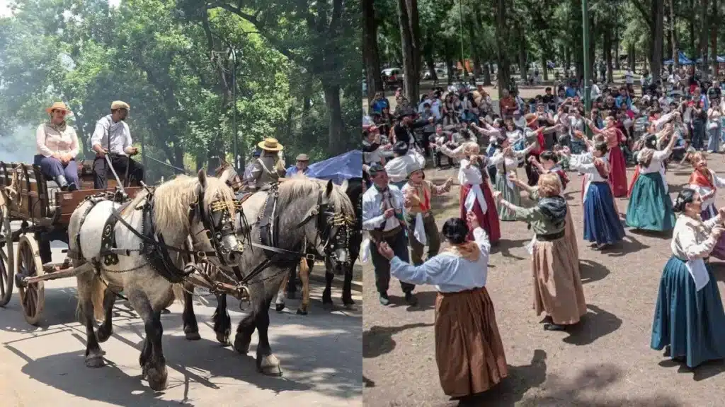 Vecinos de Almirante Brown celebran Día de la Tradición con desfile y — Imagen 1