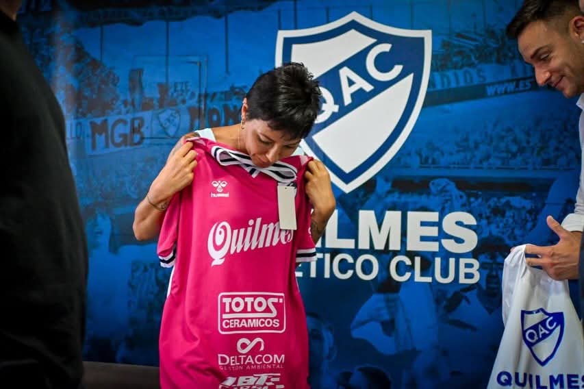 Intendenta Mayra Mendoza fortalece el Quilmes AC con recambio de luminaria —…