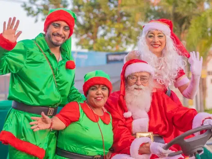 Papá Noel recorre San Fernando: desfiles navideños y tardes para sacarse fotos…