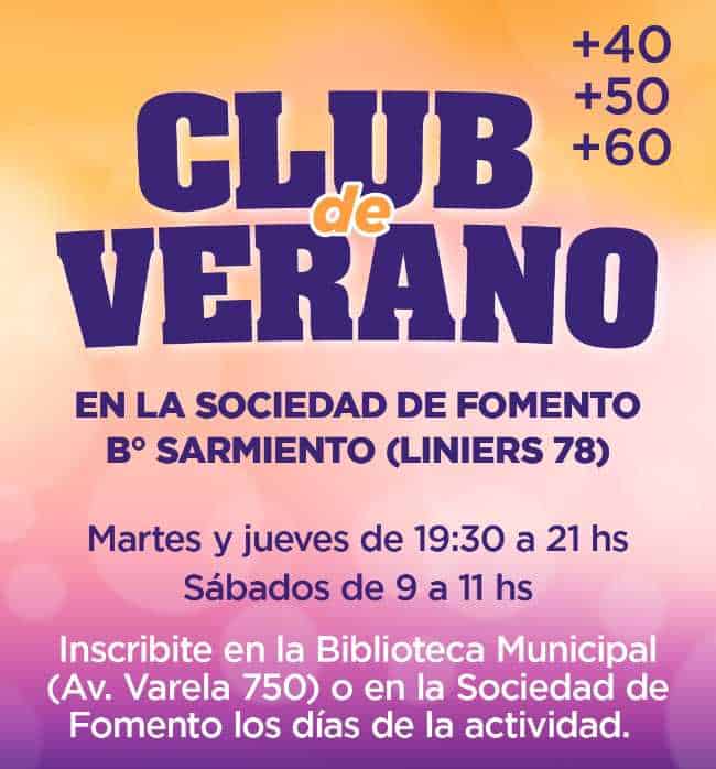 Lanzan “Club de Verano” para +40 en Liniers: Con el objetivo de…