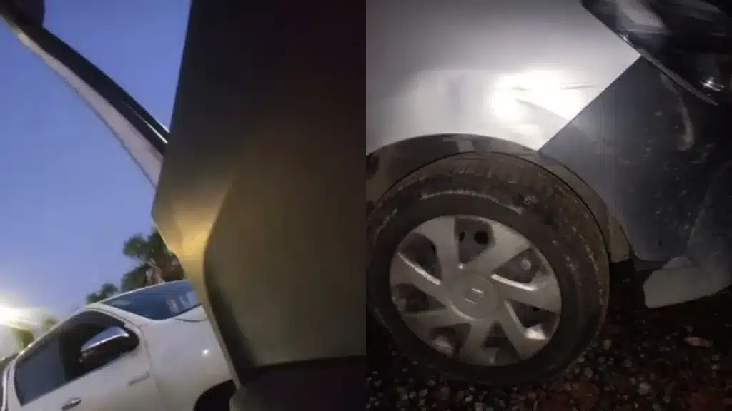 Camioneta huyó después de chocar con vehículo transportando animales en…