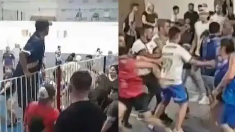 VIOLENCIA EN UN PARTIDO DE FÚTBOL INFANTIL: PADRES SE GOLPEAN EN LANÚS —…