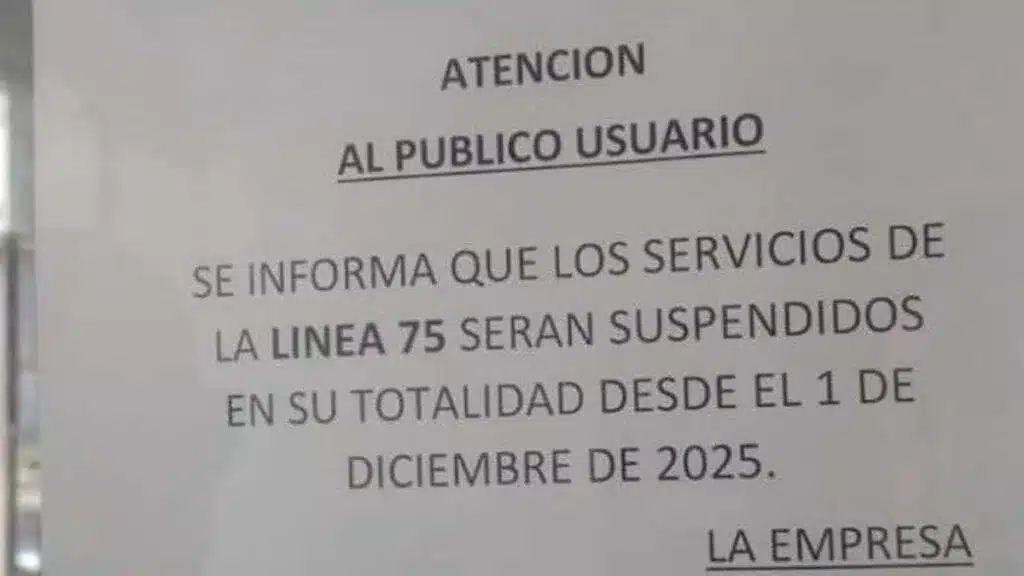 Suspensión indefinida de la Línea 75 de colectivos entre Lanús y Once — Imagen 1