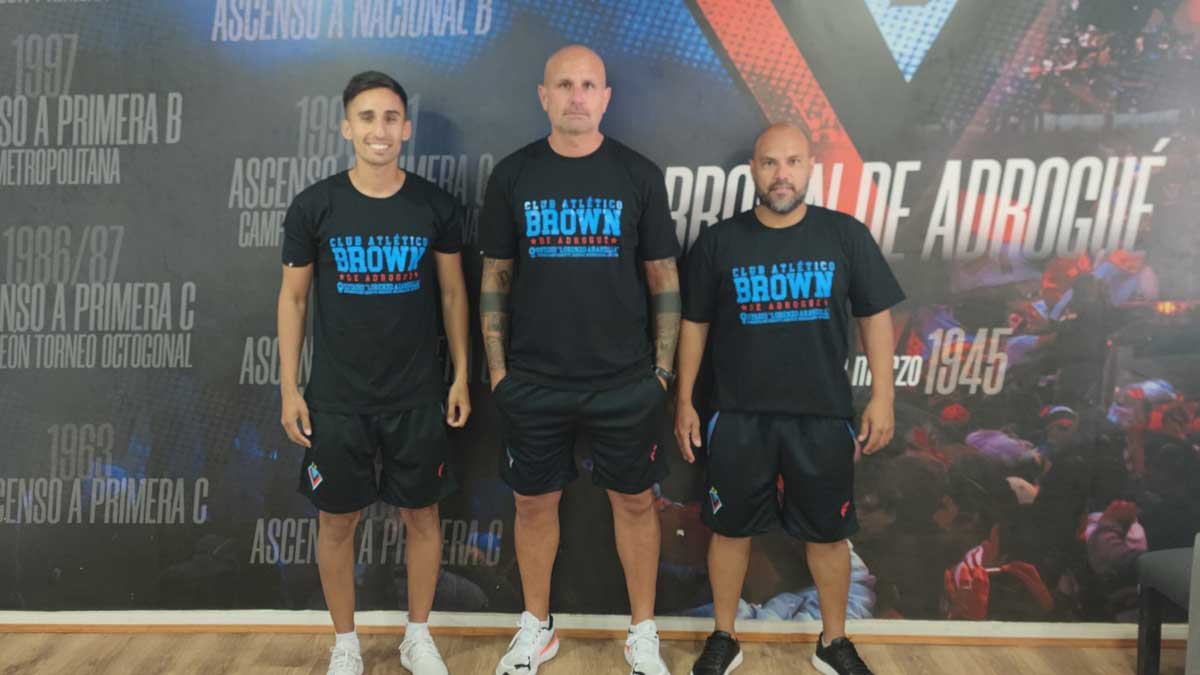 Nieva presentado en Brown de Adrogué: nuevo DT para la temporada 2026 — Imagen 1