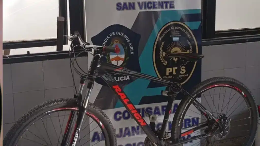Menor detenido por robo de bicicleta en Alejandro Korn — Imagen 1