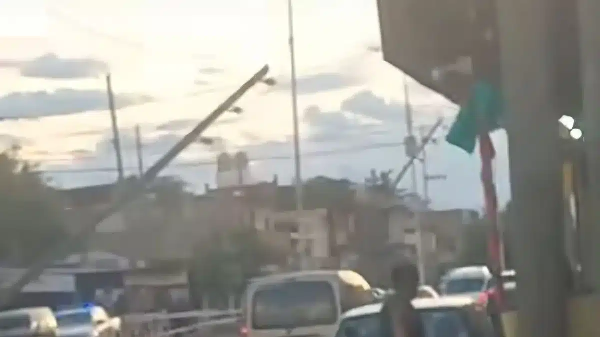 Apagón en 9 de Abril: fuerte viento derriba postes y deja sin luz a vecinos —…