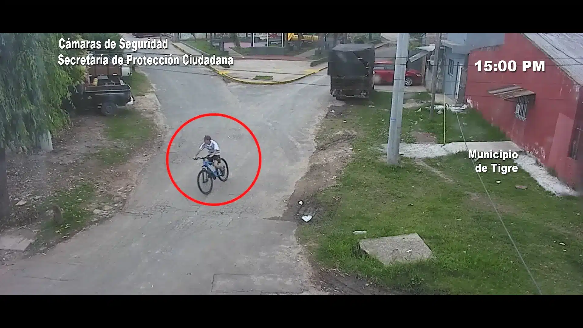 Detienen a ladrones de bicicleta gracias a videovigilancia en Tigre — Imagen 1