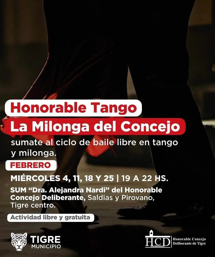 El Concejo Deliberante de Tigre abre sus puertas para una Peña Folclórica…