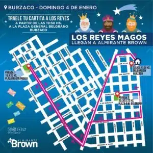 Reyes Magos llegan este domingo a Almirante Brown: Como cada año, los Reyes M…