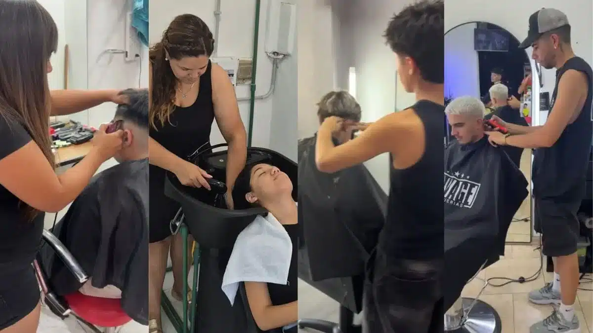 El boom en peluquerías y barberías de Almirante Brown por las Fiestas — Imagen 1