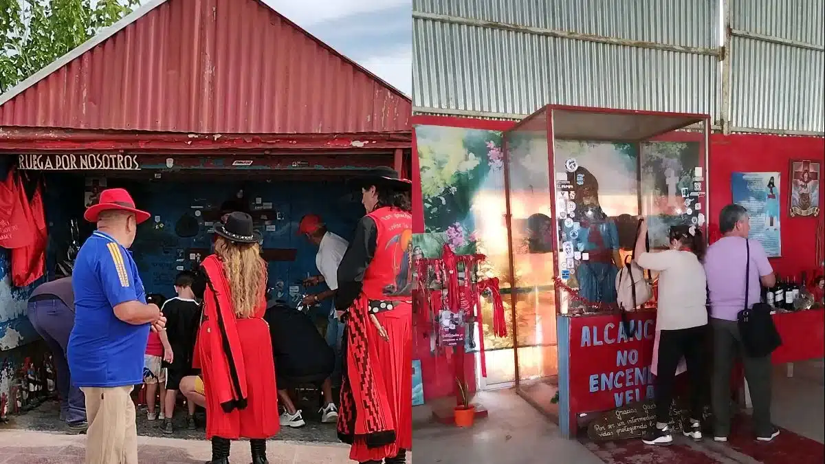 San Vicente: multitudes en el Santuario del Gauchito Gil celebran su día —…