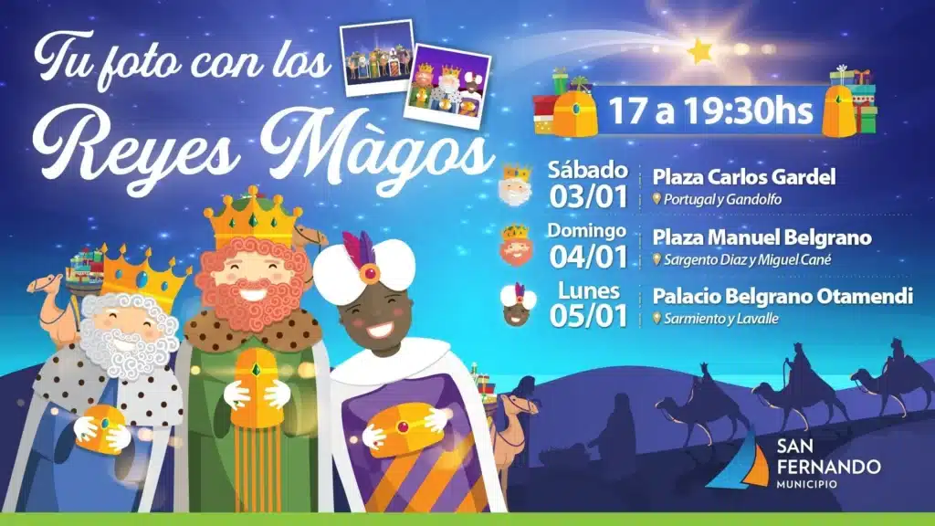 Los Reyes Magos vuelven a San Fernando para compartir momentos inolvidables…