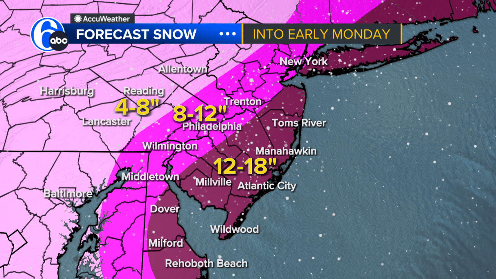 Alerta de ventisca en Filadelfia: Advertencia de Blizzard