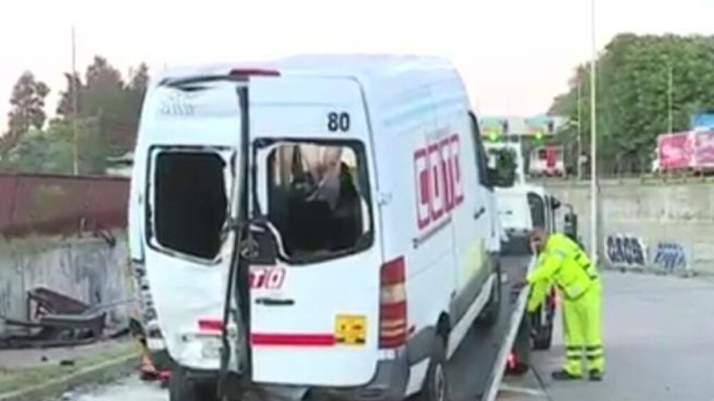 Choque en Ricchieri: Tres heridos y demoras