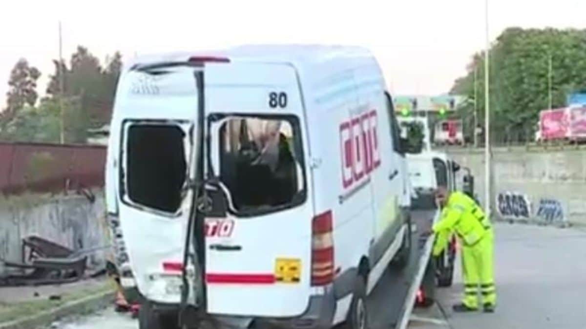 Choque en Ricchieri: Tres heridos y demoras