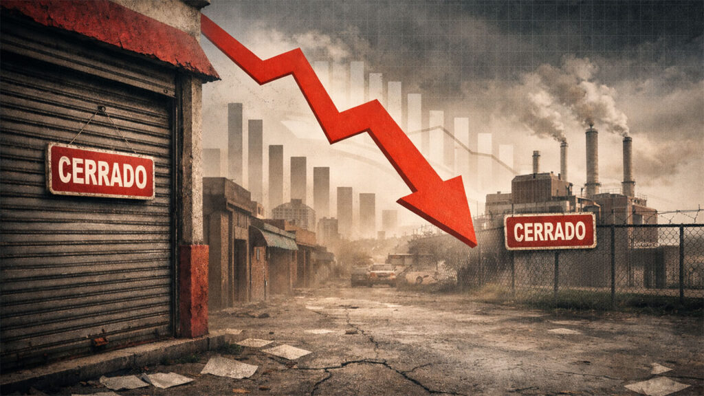 Cierran 22 mil empresas y se pierden 290 mil empleos