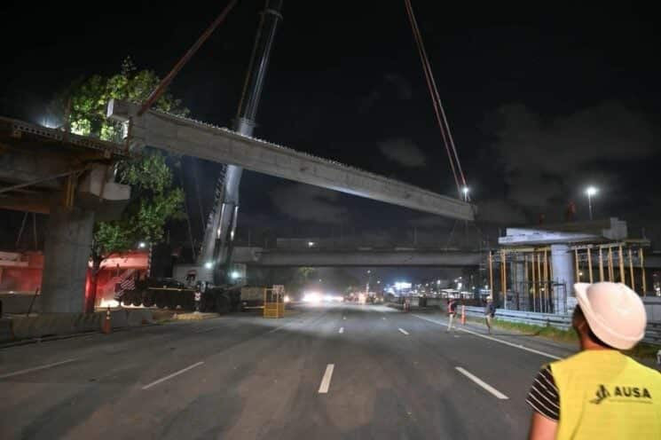 Cortes en autopista Illia por obras en Puente Labruna