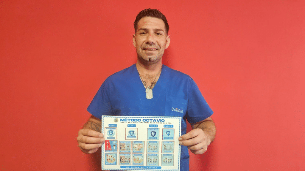 Ezeiza: Enfermero crea protocolo para niños autistas