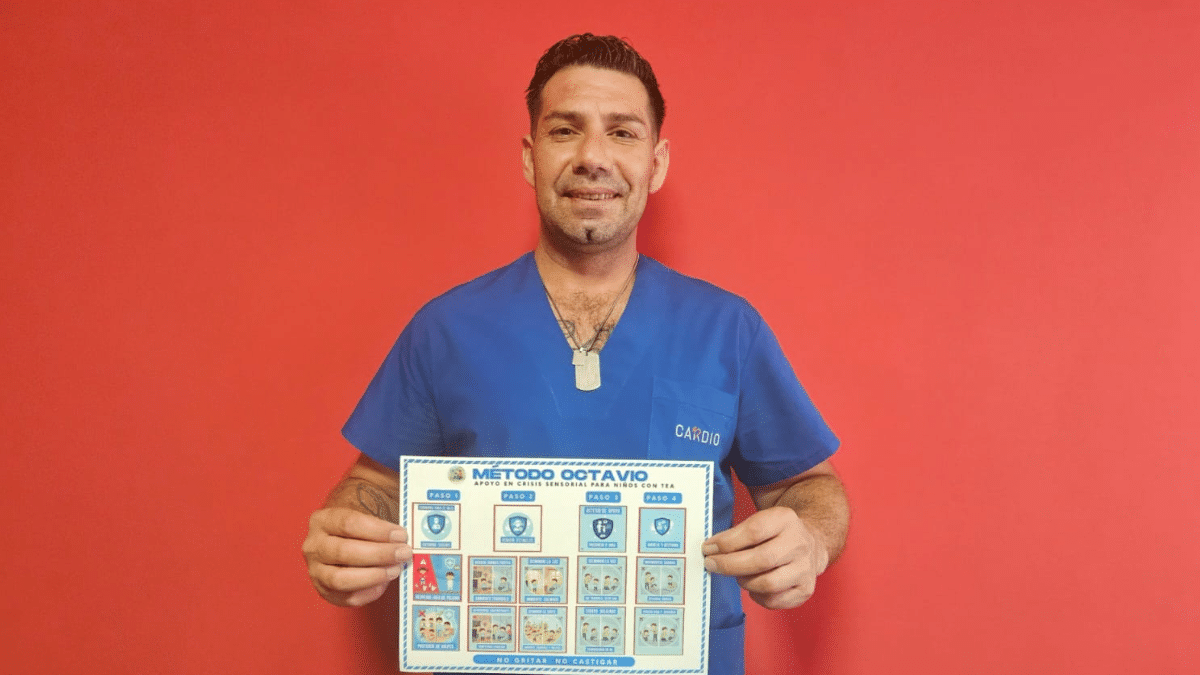 Ezeiza: Enfermero crea protocolo para niños autistas