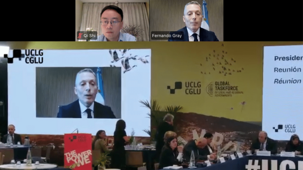 Gray participó en reunión de Ciudades y Gobiernos Locales