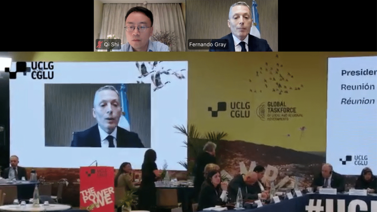 Gray participó en reunión de Ciudades y Gobiernos Locales