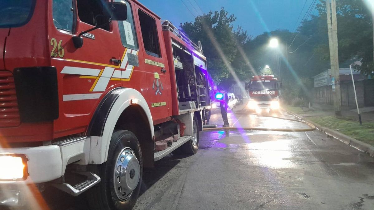 Incendio en vivienda de Don Orione