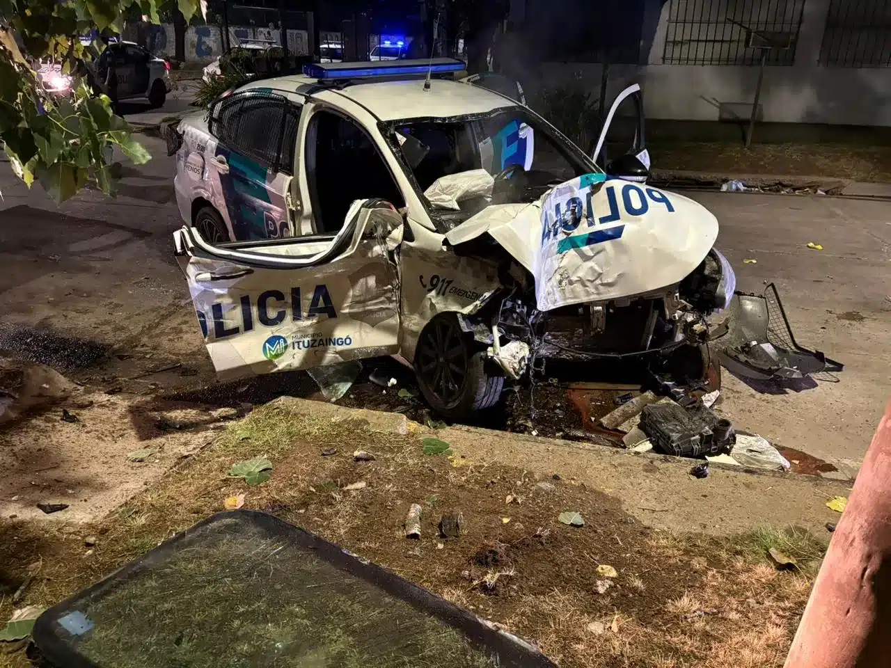 Ituzaingó: Choque de patrulleros en persecución