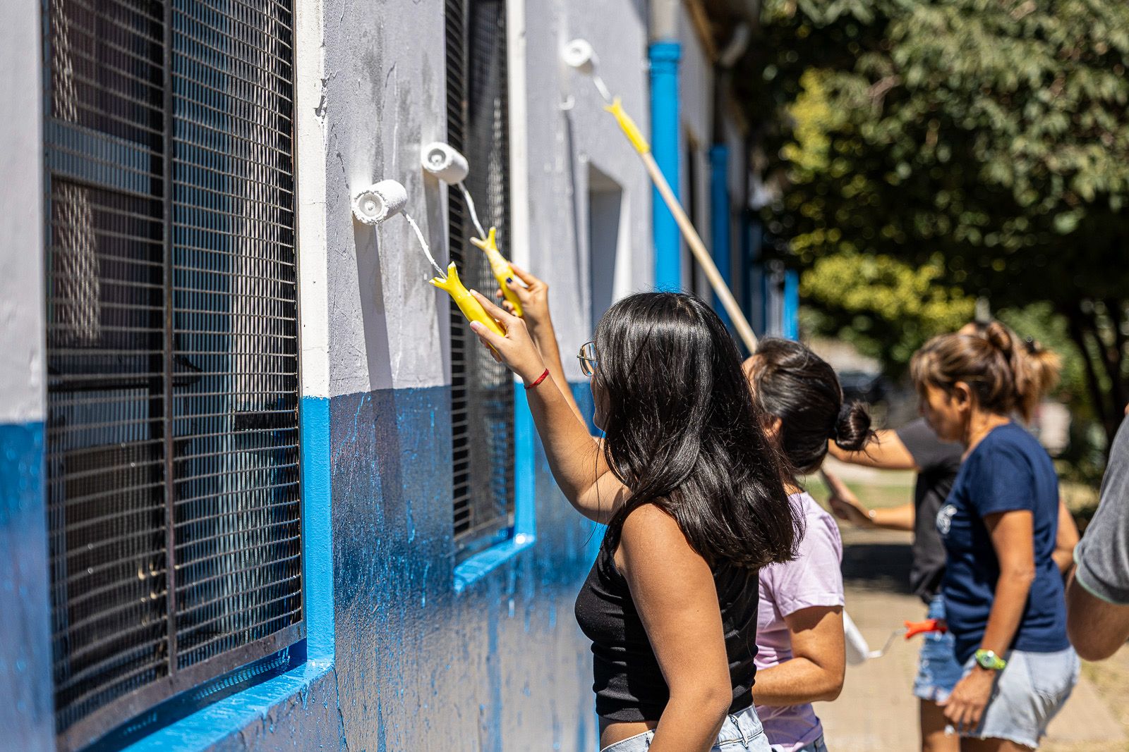 Jornada solidaria en escuelas de Almirante Brown