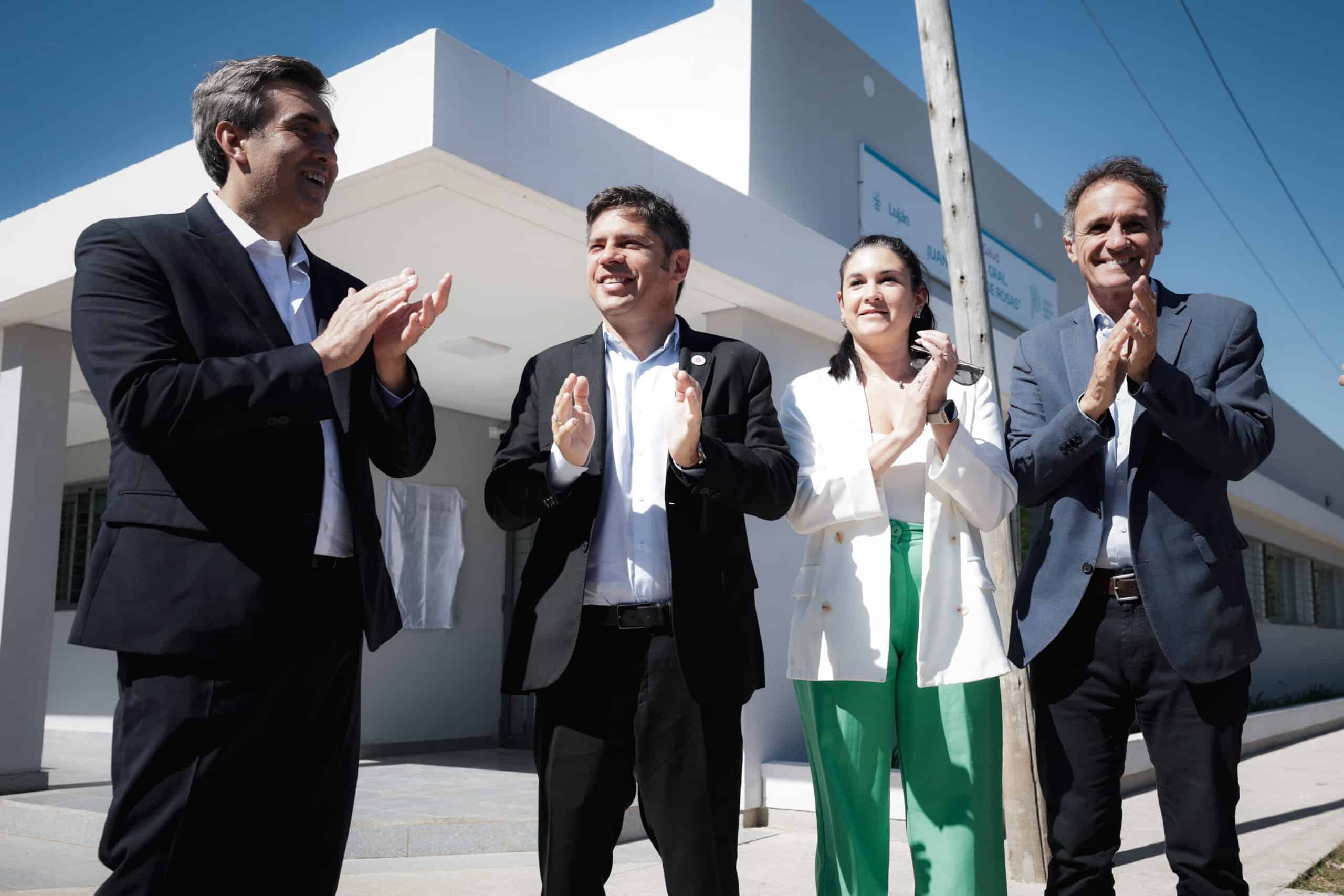 Kicillof inauguró puente vehicular sobre el Río Luján