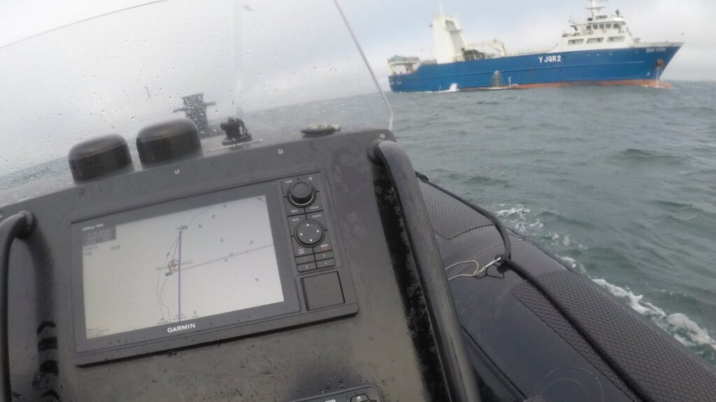 La Armada contra la pesca ilegal en el Atlántico Sur