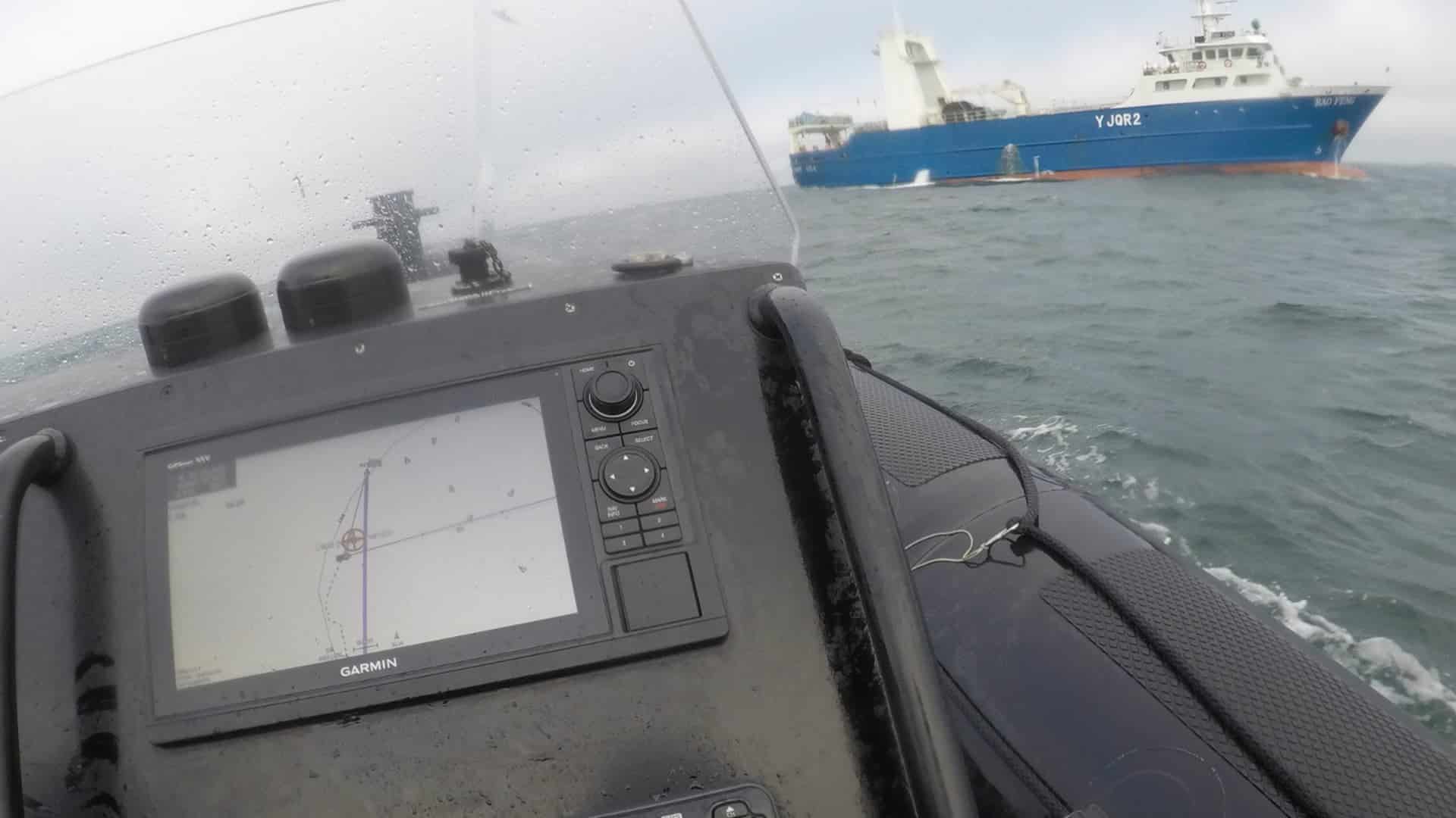 La Armada contra la pesca ilegal en el Atlántico Sur