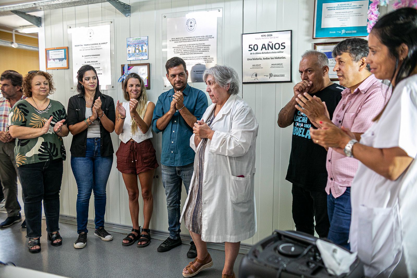 Acto por la Memoria en hospitales de Almirante Brown