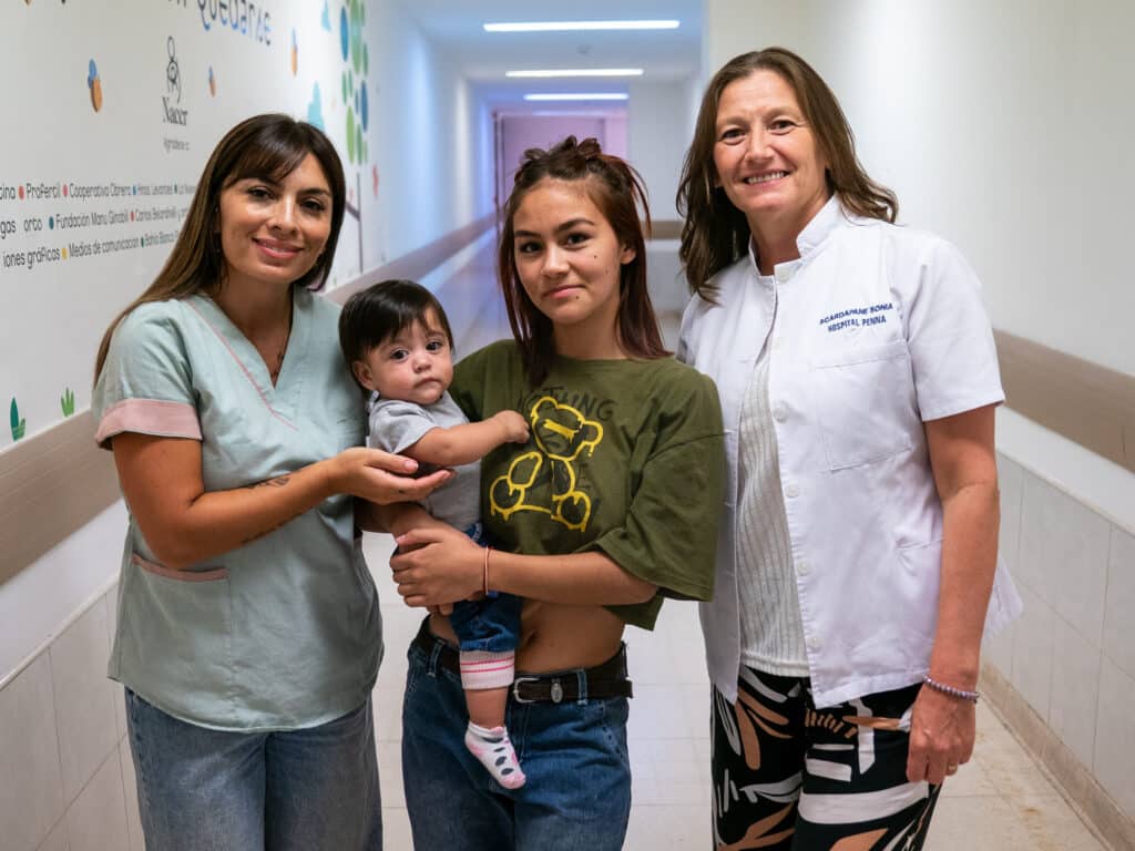 Amely, la beba rescatada en Bahía Blanca, un año después