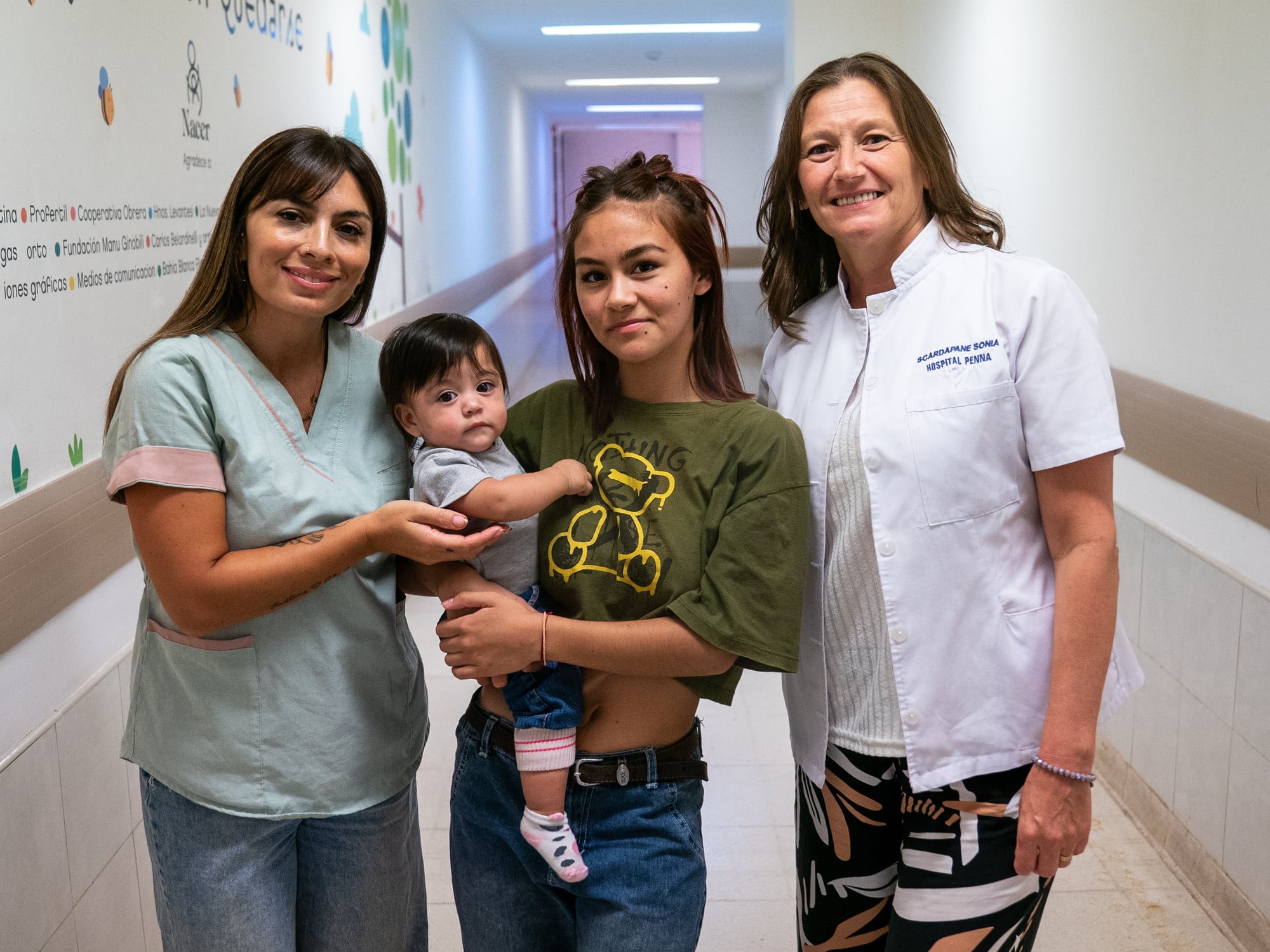 Amely, la beba rescatada en Bahía Blanca, un año después
