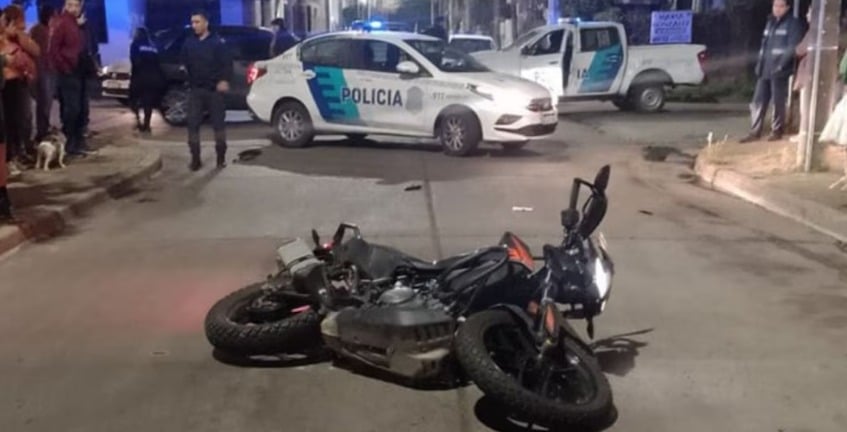 Avellaneda: balean a policía en intento de robo de moto
