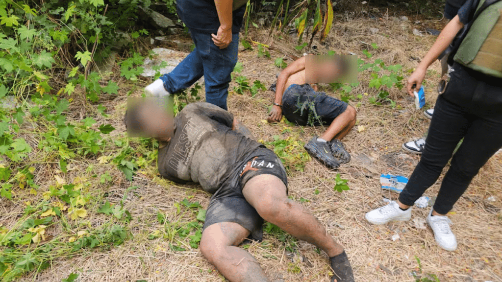 Campamento narco hallado entre La Matanza y Ezeiza