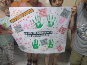 Centros de Discapacidad movilizan por pagos frenados
