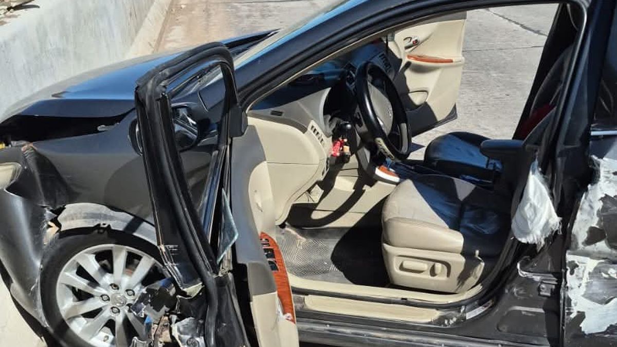 Choque en Luis Guillón: un herido trasladado