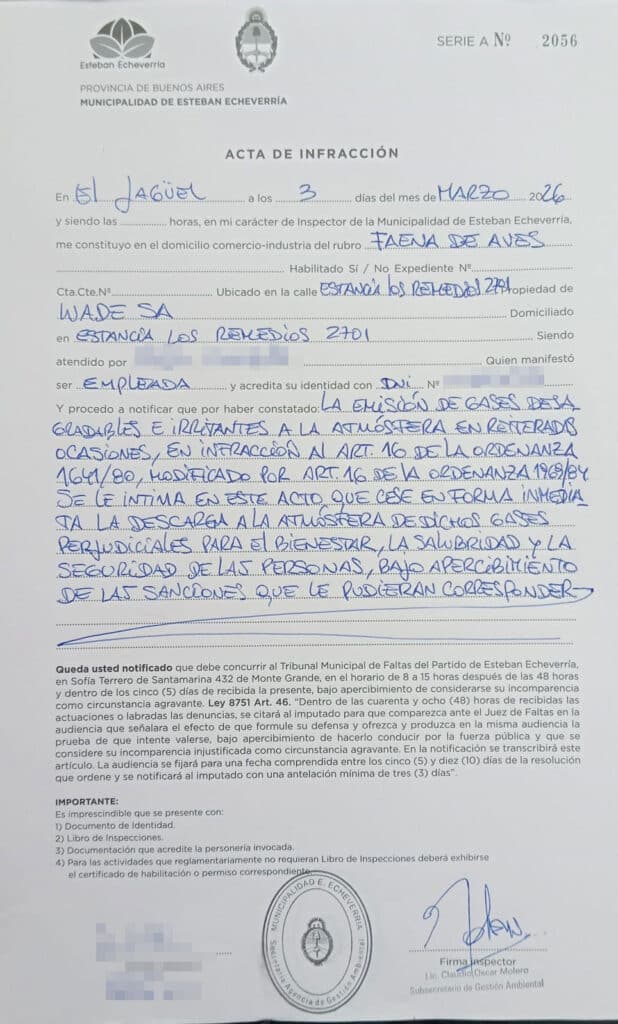 Clausuran Cresta Roja por denuncias vecinales y del CEPIS