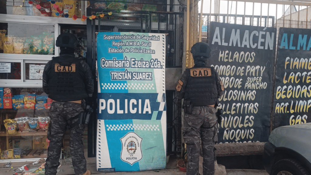 Detienen a un hombre por robo en Ezeiza