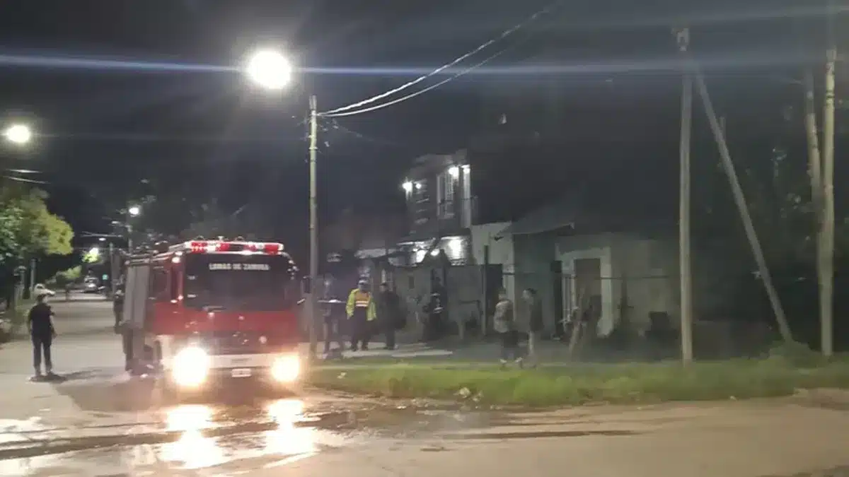 Incendio en Temperley: Una familia damnificada