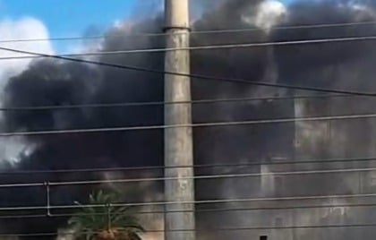 Incendio en fábrica abandonada de Llavallol