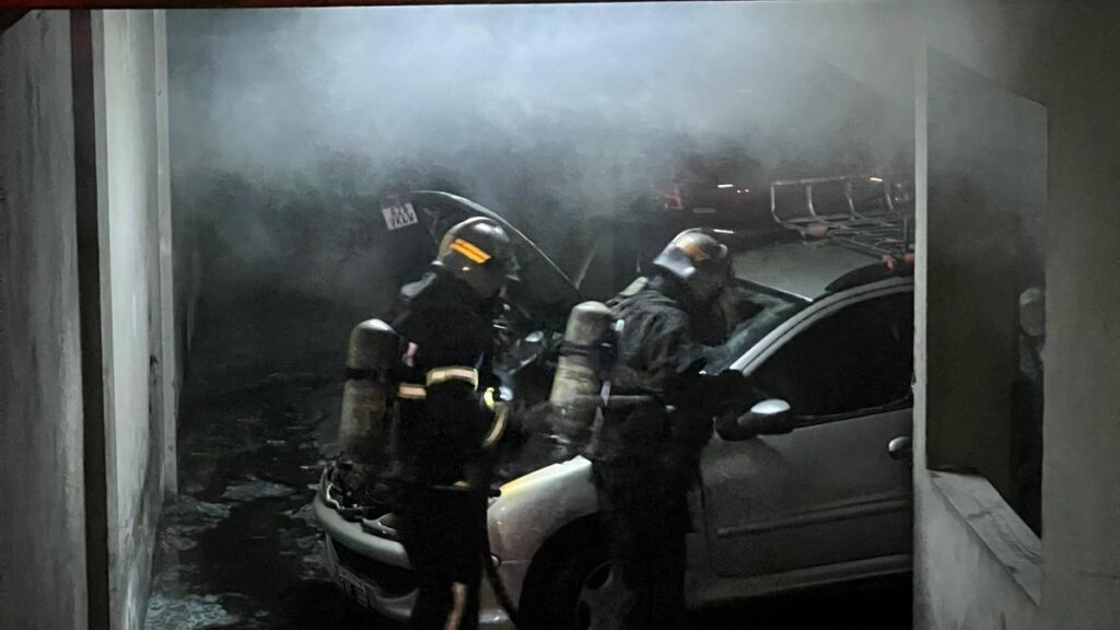 Incendio y evacuación en Lomas de Zamora