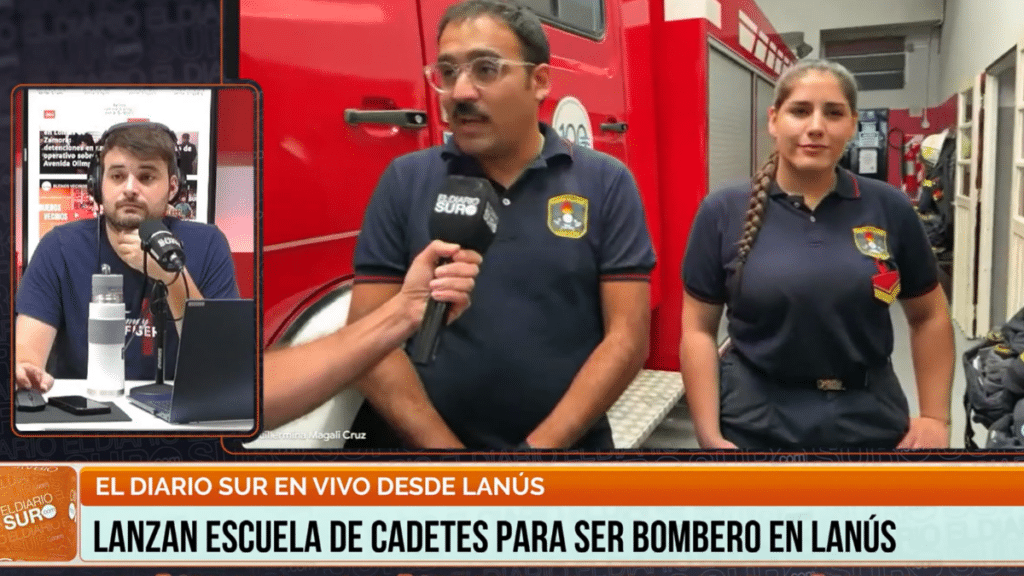 Lanús Oeste: Escuela de Bomberos para Cadetes