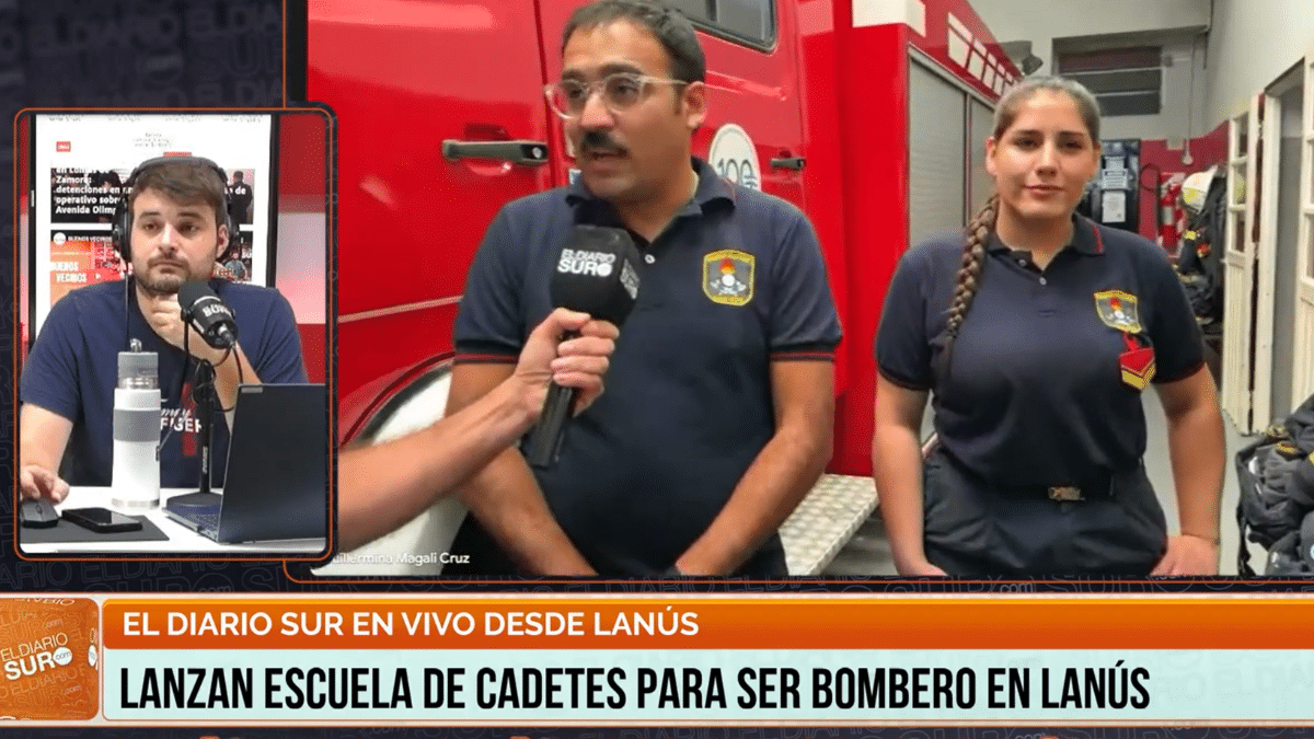 Lanús Oeste: Escuela de Bomberos para Cadetes