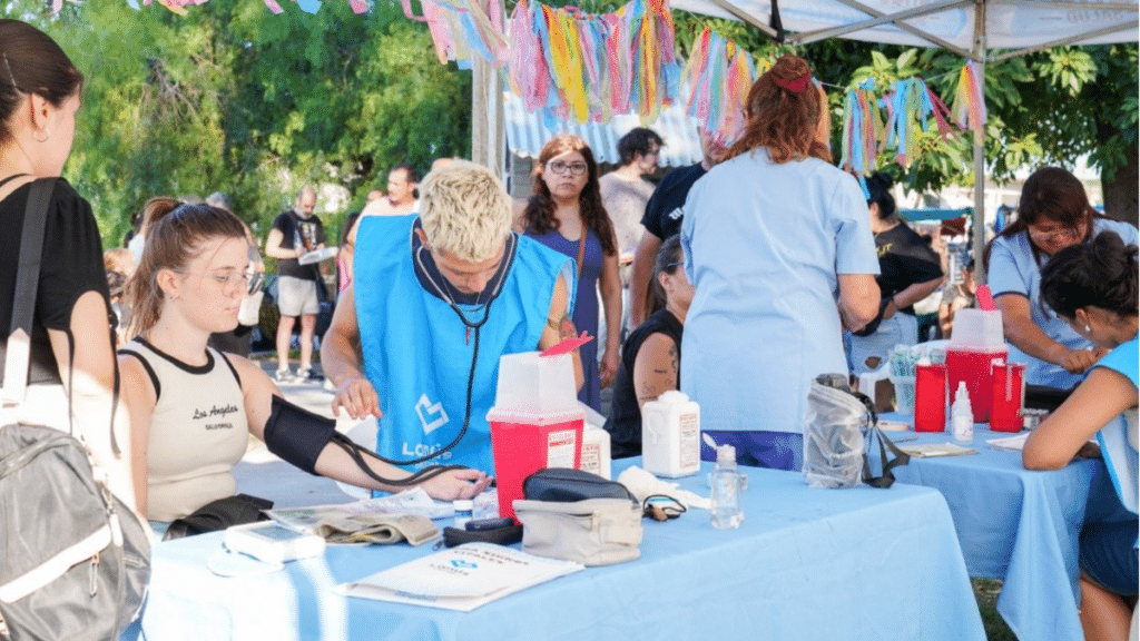 Postas de salud en Lanús por el cáncer de cuello uterino