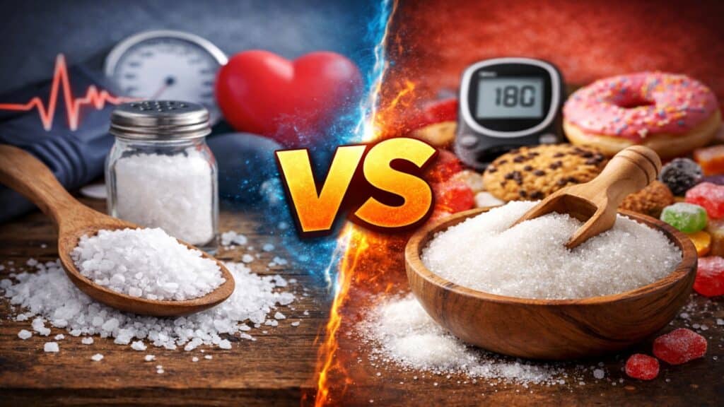 Sal vs Azúcar: ¿Cuál es más dañino en exceso?